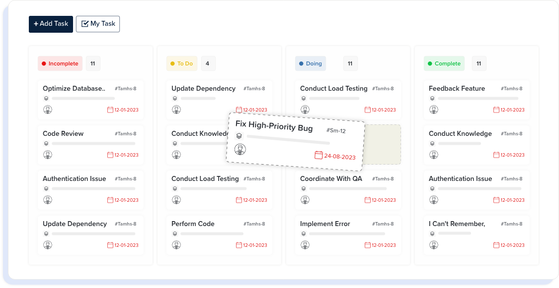 task kanban board